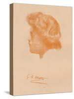 'Head Sketch', c1895, (1896)-George Frederick Watts-Stretched Canvas