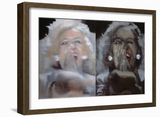 Head Study I and II, 2000-Victoria Russell-Framed Giclee Print