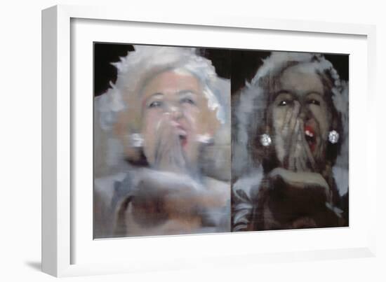 Head Study I and II, 2000-Victoria Russell-Framed Giclee Print