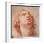 Head Study of a Woman Looking Up, 17th Century-Pietro da Cortona-Framed Giclee Print