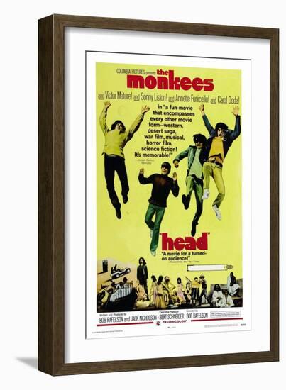 Head, The Monkees-null-Framed Art Print