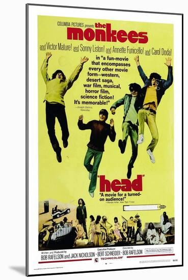 Head, The Monkees-null-Mounted Art Print