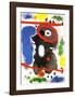 Head-Joan Miro-Framed Art Print