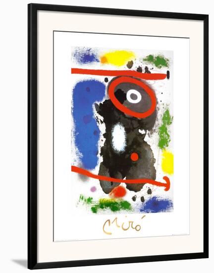 Head-Joan Miró-Framed Art Print