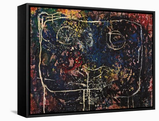 Head-Guido Biasi-Framed Stretched Canvas