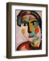 Head-Alexej Von Jawlensky-Framed Giclee Print