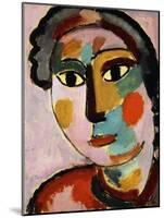 Head-Alexej Von Jawlensky-Mounted Giclee Print