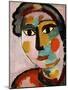 Head-Alexej Von Jawlensky-Mounted Giclee Print