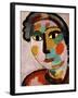 Head-Alexej Von Jawlensky-Framed Giclee Print