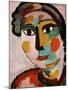 Head-Alexej Von Jawlensky-Mounted Giclee Print