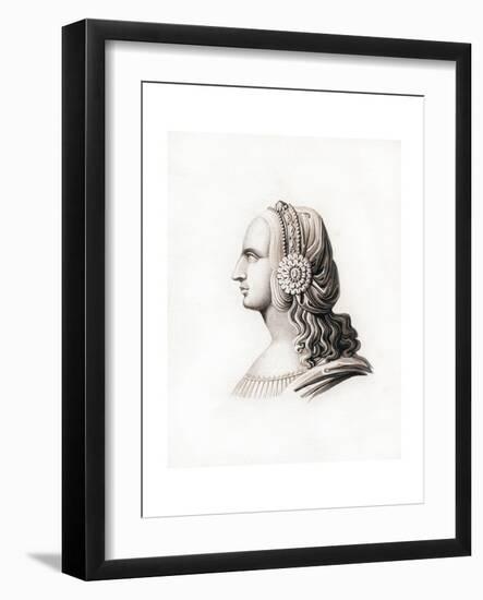 Headdress, Early 16th Century-Henry Shaw-Framed Giclee Print