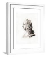 Headdress, Early 16th Century-Henry Shaw-Framed Giclee Print