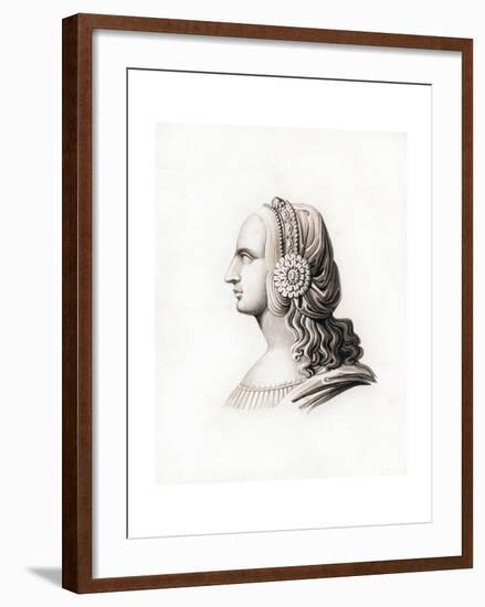 Headdress, Early 16th Century-Henry Shaw-Framed Giclee Print