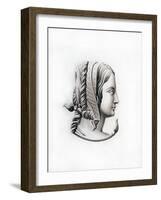 Headdress, Early 16th Century-Henry Shaw-Framed Giclee Print