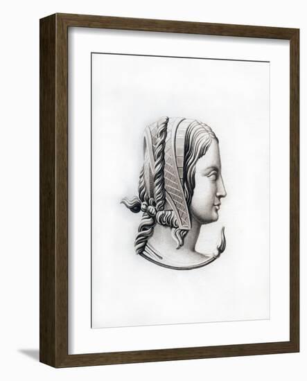 Headdress, Early 16th Century-Henry Shaw-Framed Giclee Print