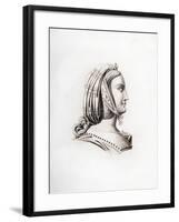 Headdress, Early 16th Century-Henry Shaw-Framed Giclee Print