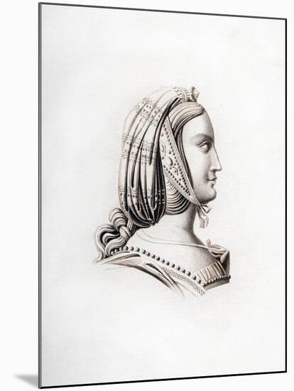 Headdress, Early 16th Century-Henry Shaw-Mounted Giclee Print