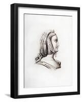 Headdress, Early 16th Century-Henry Shaw-Framed Giclee Print