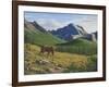 Heading Down the Slope-Robert Wavra-Framed Giclee Print