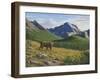 Heading Down the Slope-Robert Wavra-Framed Giclee Print