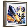 Heading for Space-Wilf Hardy-Framed Giclee Print