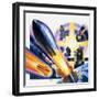 Heading for Space-Wilf Hardy-Framed Giclee Print