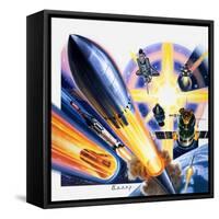 Heading for Space-Wilf Hardy-Framed Stretched Canvas