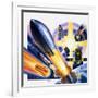 Heading for Space-Wilf Hardy-Framed Giclee Print