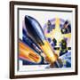 Heading for Space-Wilf Hardy-Framed Giclee Print