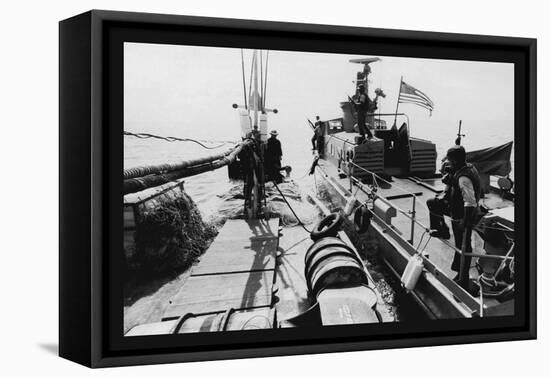 Heading Into Battle-null-Framed Stretched Canvas