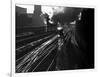 Heading into the Station-Jack Delano-Framed Photographic Print