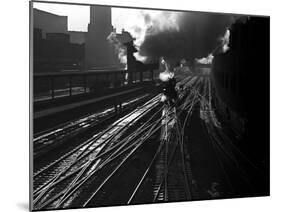 Heading into the Station-Jack Delano-Mounted Photographic Print