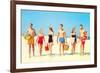 Heading Off to the Beach Party-null-Framed Art Print