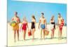 Heading Off to the Beach Party-null-Mounted Art Print