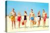 Heading Off to the Beach Party-null-Stretched Canvas