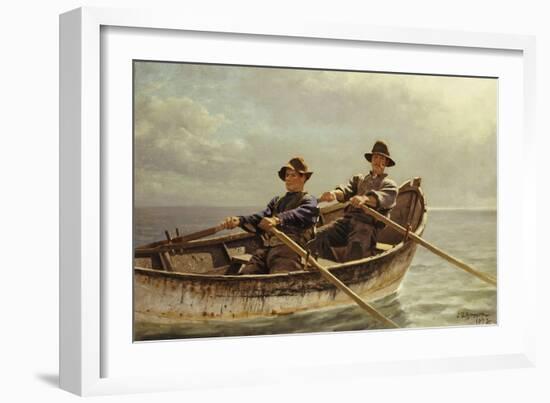 Heading Out, 1872-John George Brown-Framed Giclee Print