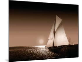 Heading Out Sepia-Ben James-Mounted Giclee Print
