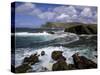 Headland and Rough Sea, Dingle Peninsula, County Kerry, Munster, Republic of Ireland, Europe-Patrick Dieudonne-Stretched Canvas