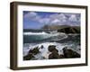 Headland and Rough Sea, Dingle Peninsula, County Kerry, Munster, Republic of Ireland, Europe-Patrick Dieudonne-Framed Photographic Print