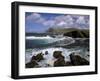 Headland and Rough Sea, Dingle Peninsula, County Kerry, Munster, Republic of Ireland, Europe-Patrick Dieudonne-Framed Photographic Print