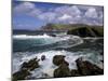 Headland and Rough Sea, Dingle Peninsula, County Kerry, Munster, Republic of Ireland, Europe-Patrick Dieudonne-Mounted Photographic Print