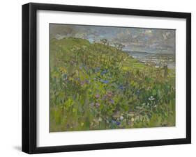 Headland Flowers near Berwick-Susan Ryder-Framed Giclee Print