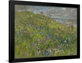 Headland Flowers near Berwick-Susan Ryder-Framed Giclee Print