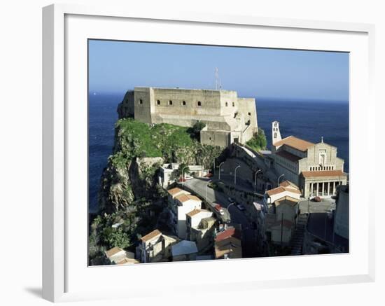 Headland on the Straits of Messina, Scilla, Italy-Robert Francis-Framed Photographic Print