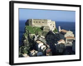 Headland on the Straits of Messina, Scilla, Italy-Robert Francis-Framed Photographic Print