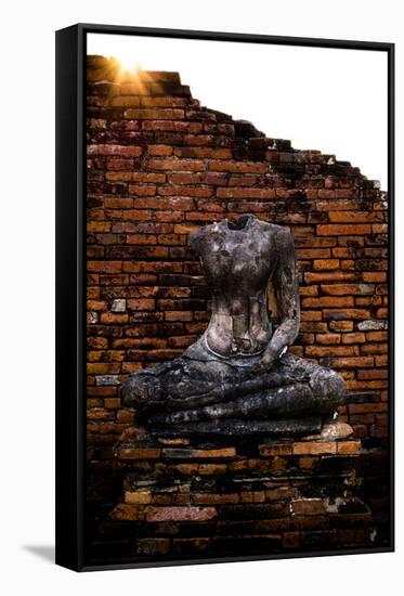 Headless Buddha In Ayutthaya, Thailand-Lindsay Daniels-Framed Stretched Canvas