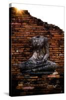 Headless Buddha In Ayutthaya, Thailand-Lindsay Daniels-Stretched Canvas