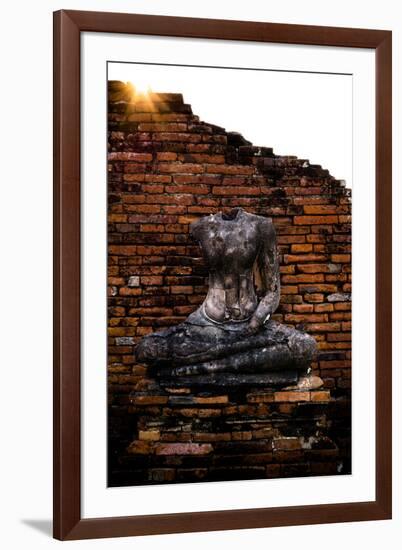 Headless Buddha In Ayutthaya, Thailand-Lindsay Daniels-Framed Photographic Print