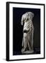 Headless Marble Statue of Terpsichore, Muse of Dance, Uncovered in Miletus, Turkey-null-Framed Giclee Print