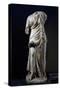 Headless Marble Statue of Terpsichore, Muse of Dance, Uncovered in Miletus, Turkey-null-Stretched Canvas